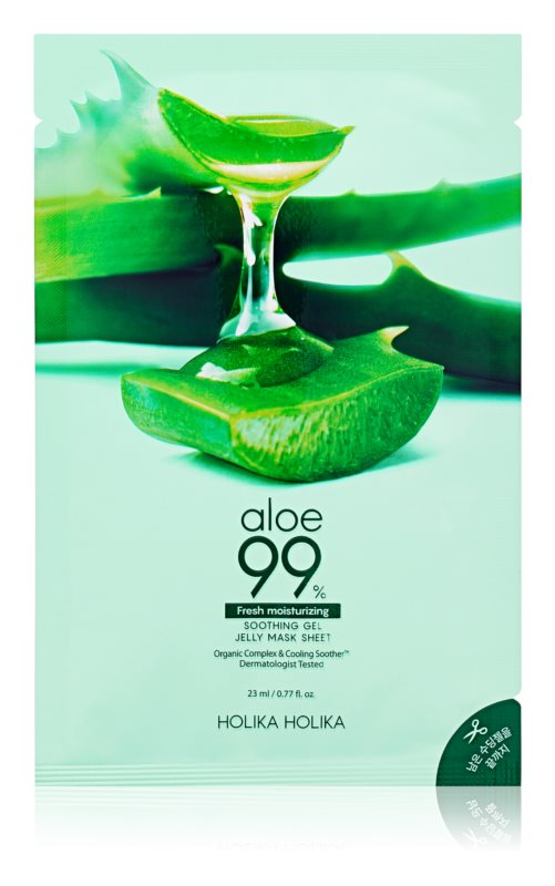 Masca textila hidratanta cu Aloe 99% Holika Holika