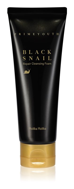 Spuma de curatare cu extract de melc Holika Holika Prime Youth Black Snail