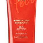 Missha M Perfect Cover RX crema BB cu protectie ridicata si filtru UV pachet mic