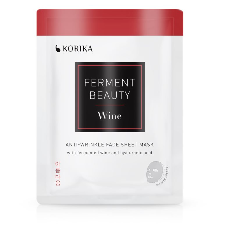 KORIKA FermentBeauty mască facială de pânză cu efect hidratant, cu iaurt fermentat și acid hialuronic