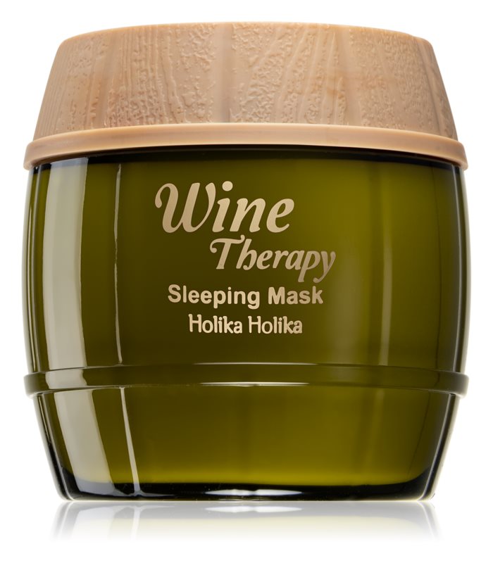 Masca hidratanta de noapte Holika Holika Wine Therapy